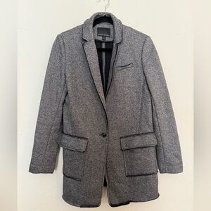 🩶 banana republic grey wool blazer